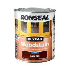 Heartwood is a light yellowish to golden brown, sometimes with grey to nearly black streaks and veins. Ronseal 10 Year Woodstain Dark Oak 750ml Wickes Co Uk
