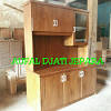 Olympic lemari pakaian 3 pintu via putih list gs by kaca panjang. 1