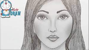 I just love to draw. How To Draw Face For Beginners Easy Way To Draw A Realistic Face Face Drawing Realistic Face Drawing Girl Face Drawing