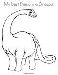 Online coloring > school > best friends. My Best Friend Is A Dinosaur Coloring Page Twisty Noodle