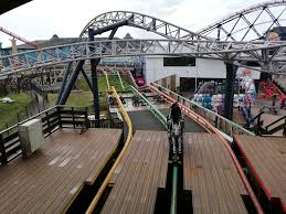 Blackpool pleasure beach (1896 to 2005) notes depending on how you define a roller coaster, blackpool pleasure beach has a 1930 dark ride called ghost train which may be of interest. Theme Park Worldwide On Twitter Steeplechase Opened At Blackpool Pleasure Beach In 1977 And Is Still Running Great To This Day Steeplechase Blackpoolpleasurebeach Https T Co Fnvmkxvywu