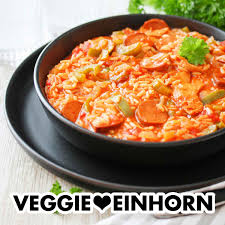 Spaghetti met gehakt of vegetarisch 12€. Vegane Jambalaya Einfach Lecker Veggie Einhorn