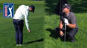 Mcilroy Reed Embedded Golf Ball Rulings At Farmers Insurance Open In 2021 Farmers Insurance Golf Ball Farmer