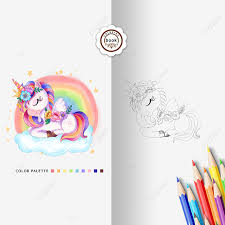 Mewarnai gambar kuda poni mewarnai adalah salah satu kegiatan yang cukup ber. Gambar Buku Mewarnai Kartu Mewarnai Kuda Poni Pelangi Clipart Hitam Dan Putih Kartu Mewarnai Draf Garis Png Transparan Clipart Dan File Psd Untuk Unduh Gratis