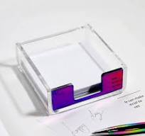 Amazon.com : Clear Acrylic Rainbow Desktop Supplies Office ...