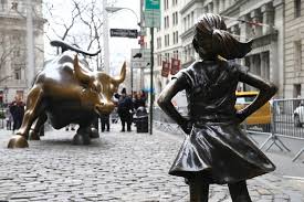 Why warren buffett is a pussy, where all the broads on wall street have gone, when the end of the recession is coming, and 26. Wall Street S Bull Sculptor Threatens To Sue Over Girl Statue Financial News