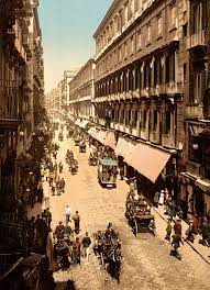 via roma naples italy ca 1895 naples italy old photos photo