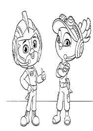 Top Wing Para Colorear