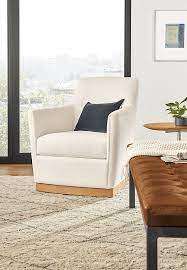 Markus Chairs Ottoman Modern Living Room Furniture Room Board In 2021 Modern Furniture Living Room Swivel Chair Living Room Room And Board Furniture
