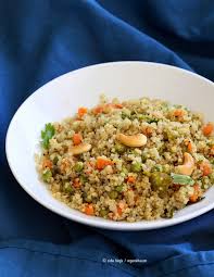Quinoa Upma Recipe Quinoa With Spices Carrots And Peas Vegan Richa Recipe Upma Recipe Healthy Indian Recipes Recipes