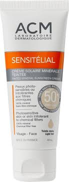 En i̇yi güneş kremleri önerilerim: Acm Sensitelial Sunscreen Light Tint Spf 50 40 Ml Renkli Gunes Kremi Fiyatlari Ozellikleri Ve Yorumlari En Ucuzu Akakce