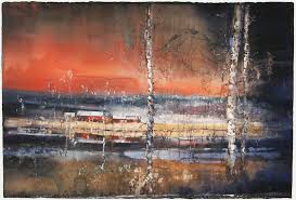 Watercolour artist lars lerin, sandgrund karlstad sweden. Reykjavik Lars Lerin Watercolors At Nordic House Satsumabug Com Lisa Hsia