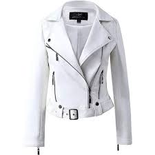 20 Leather Jackets For Women On Amazon White Leather Jacket Leather Jackets Women Womens Faux Leather