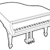 Coloring pages to reinforce middle c note reading. 1