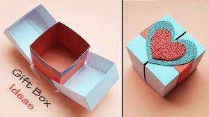 A diy greeting card organizer. How To Make A Paper Gift Box With Lid Diy Gift Box Ideas Hing Gift Box Making At Home 270 Youtube