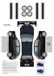 Fahrzeuge auf pappe drucken kostenlos : Michael Toson Auto Basteln Bastelbogen Papiermodell