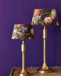 Shop bedroom table lamps at lumens.com. Table Lamp Tall With Floral Lampshade Alldieweil