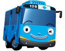 Tayo The Little Bus Winking Tayo The Little Bus Little Bus Hawaiian Party Decorations