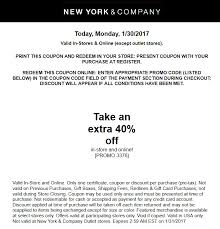 Pinned January 30th Extra 40 Off Today At Newyorkcompany Or Online Via Promo Code 3376 Thecouponsapp Shopping Coupons New York Company Promo Codes