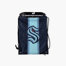 Official facebook page of the seattle kraken. Seattle Kraken Team Stripe Drawstring Bag Simply Seattle