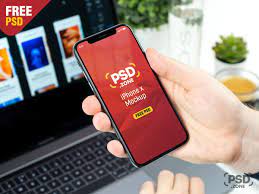 Download Man Holding Iphone X Mockup Psd Iphone Mockup Psd Mockup Free Psd