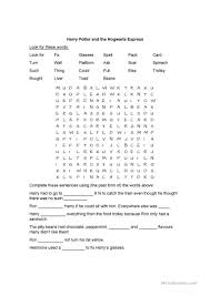 For my analysis, i ignore period marks after mr. Harry Potter And The Philosopher S Stone English Esl Worksheets For Distance Learning And Physical Classrooms