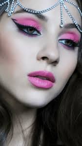 Portrait Fantastic Amazon Girl Creative Face-art Stock Photo 75795640