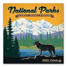 National Parks Classic Posters 2021 Wall Calendar By Anderson Design In 2020 Travel Posters National Parks National Park Posters