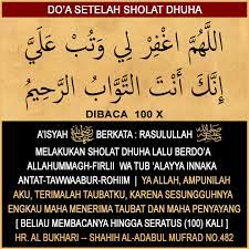 Doa shalat dhuha supaya rejeki lancar. Do A Setelah Sholat Dhuha Bbg Al Ilmu