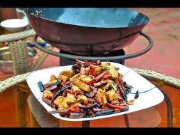 Wok Cooking Recipe Sichuan Chicken With Chiles La Zi Ji Healthy Banana Recipes Cooking Recipes Cooking