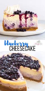 This Blueberry Cheesecake Is Ultra Creamy And Swirled With Fresh Bluebe Blueberry Cheesecake Recipe Blueberry Desserts Recipes Bake Blueberry Cheesecake Recipe