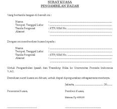 Contoh surat kuasa untuk mengambil bantuan sosial. Contoh Surat Kuasa Pengambilan Uang Di Bank Bni Contoh Surat