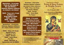Novena com o padre robson que está em santiago de compostela. Provincia Do Rio Novidades Novena Festiva Do Perpetuo Socorro