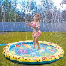 Los juegos al aire libre son uno de los recursos más importantes para los más pequeños de la casa, por lo que vertbaudet pone a tu disposición juegos variados y entretenidos. Piscinas Y Juegos Acuaticos Vansoon Juego De Salpicaduras Y Salpicaduras Rociador De Agua Inflable Rociado Y Salpicadura Estera De Juego Juguetes Para La Playa De Cesped Centro De Juegos Para Adultos Al Aire Libre