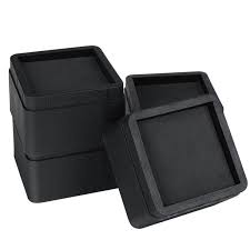 With their size and weight capacity, these risers can accommodate large bed posts up to 2000 pounds on each post, as well as. 4 Pcs 2 Inch Bed Risers Furniture Lift Height Plastic Riser For Most Of Bed Table Desk Walmart Com Walmart Com