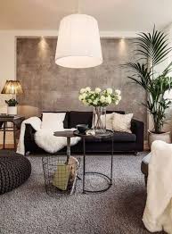 Get The Look This Modern Urban Glam Apartment Was Decorated With A Black And Neutral Gray Palette Acce Small Living Rooms White Living Room Living Room White