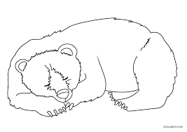 The simple yet neat pictures, whether it's the cutest bear cub, a lonely bear sleeping alone, a wild grizzly just about to attack its prey, or one in its natural habitat with mountains and. Free Printable Bear Coloring Pages For Kids