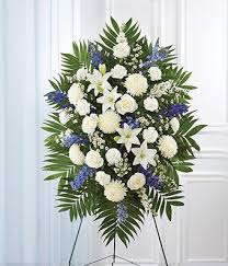Andrew file system (afs) ended service on january 1, 2021. Blue White Sympathy Standing Spray At From You Flowers
