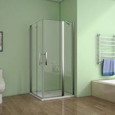 Duschkabine nische nischentür duschwand glas faltbar für badezimmer 76x100cm mit seitenwand duschkabine nische nischentür duschwand glas fal. 100x100cm Ozean Sanitar Gmbh Eshop
