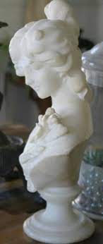 Late 1800s Signed Probably Cipriani Tall Marble Bust Victorian Lady Marble Bust Victorian Lady Victorian Home Decor