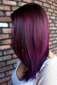 Dark and lovely makes a really powerful hair dye that doesn't require bleach and will bring out a beautiful red hue that just can't be ignored. 15 Purple Red Hair Is The New Black Lovehairstyles Com Hair Color Plum Plum Hair Plum Burgundy Hair