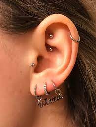Make Your Piercings Your Own Piercing Fikirleri Kulak Piercingleri Tragus