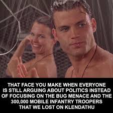 Pin By Funny Pictures On Funny Pictures Inappropriate Memes Starship Troopers Trooper