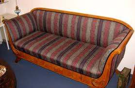 Ein biedermeier sofa im shabby chic. Biedermeier Sofa Restauriertes Kirschholz Sofa Biedermeier 1830 Reserviert