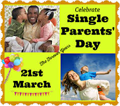 Similar to mother's day and father's day, parents' day was established to recognize and support the role of parents in rearing of children. Single Parents Day The Forever Years