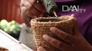 Cara membuat pot dari serat sabut kelapa. Upcycle Sabut Kelapa Bumiku Satu Daai Tv By Bumiku Satu Daai Tv