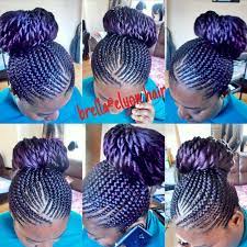 Invisible Cornrow Braids In Color Purple Cornrows Braids Kids Hairstyles Hair To Go