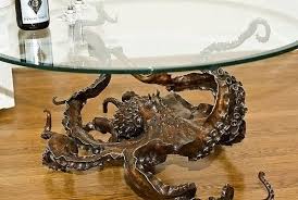 Octopus Table In Stock Etsy Glass Art Sculpture Bronze Sculpture Sculpture