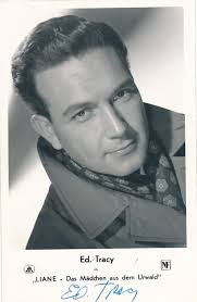 Ed Tracy- Signed Vintage B&W Postcard