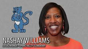 Nashay Williams, Spring Valley Elementary, 2021-2022 Support Staff Employee  of the Year